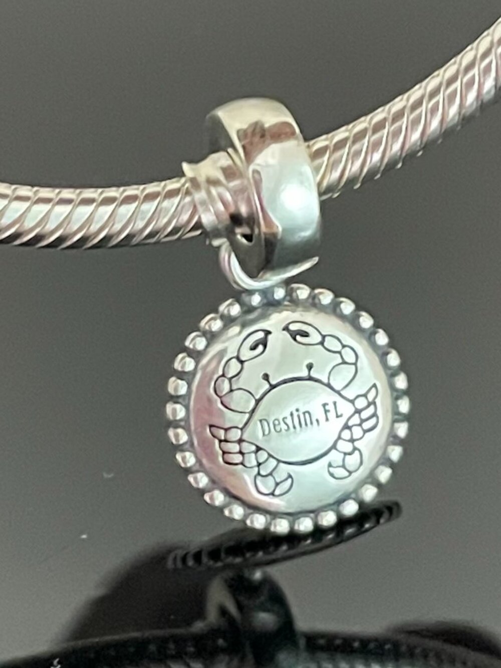 Original Pandora Florida Exclusive Destin Crab Dangle Charm